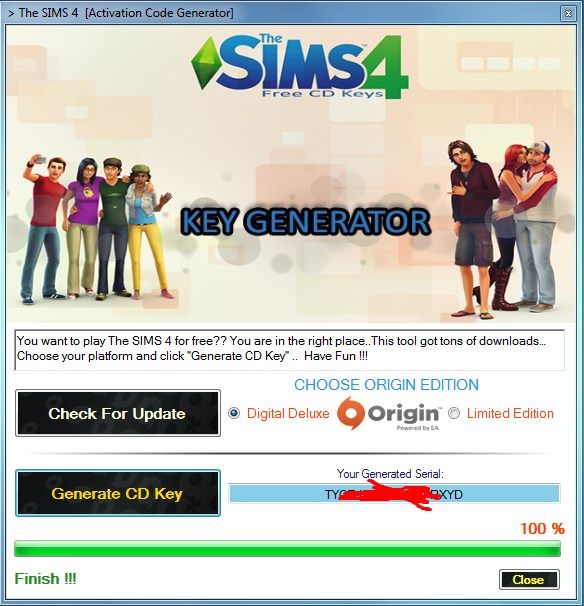 Origin Sims 4 Code Generator skieyquality